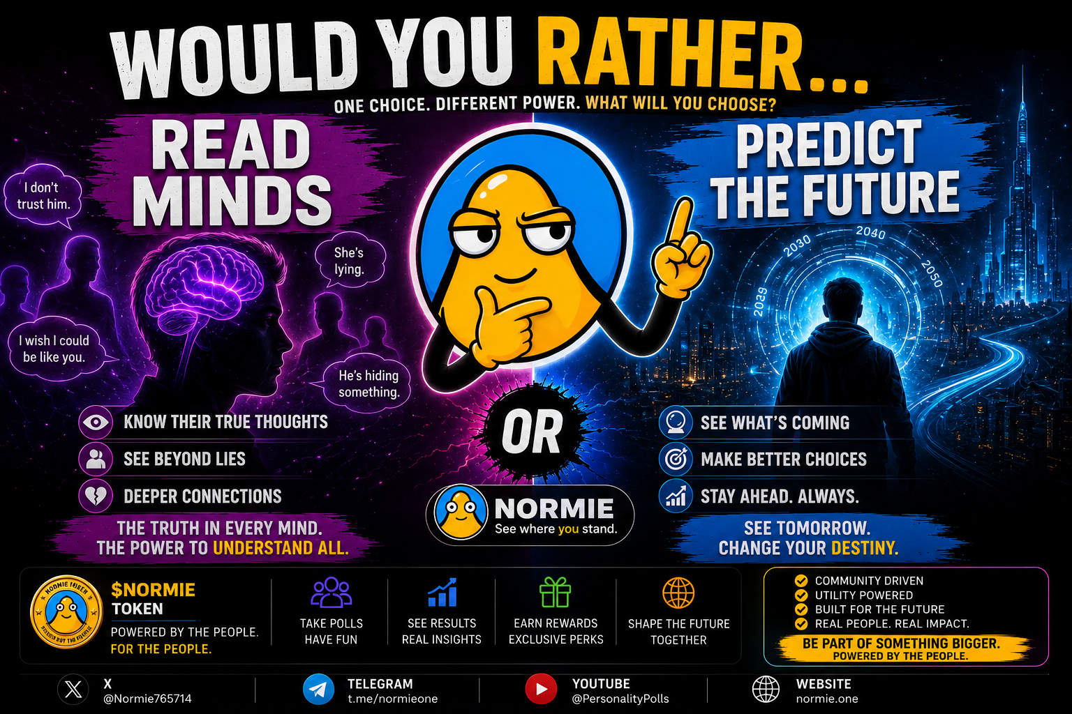 Read Minds or Predict Future - Normie