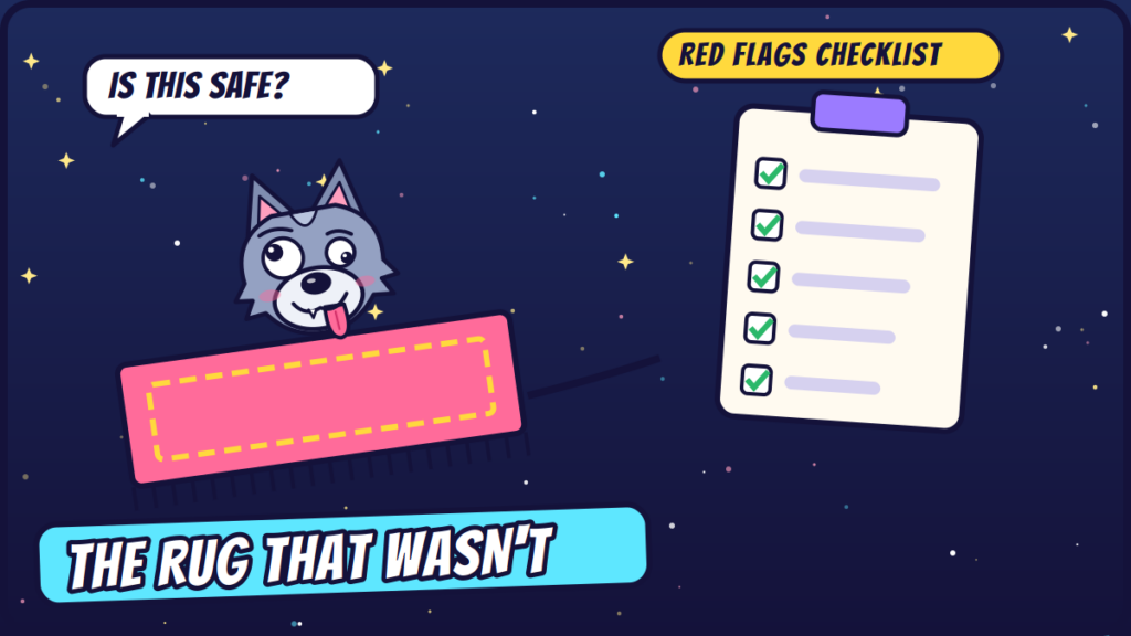 Moon Moon and the Rug That Wasn't: A Red Flags Checklist Before You Ape